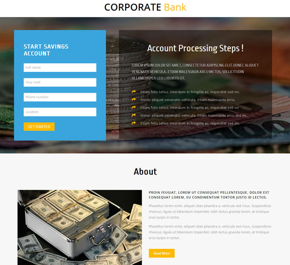 银行金融理财服务公司网站模板_亿码酷站网站源码下载