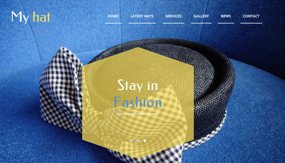 时尚帽子设计公司前端模板_php网站模板插图