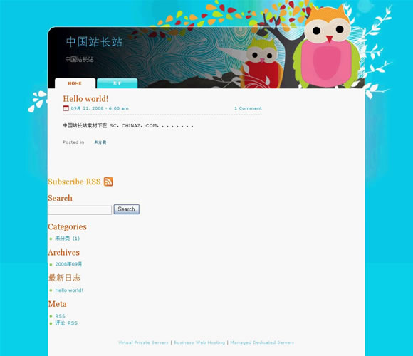 WordPress Owl Bubo模板_Yunyiwl.com_主题下载插图