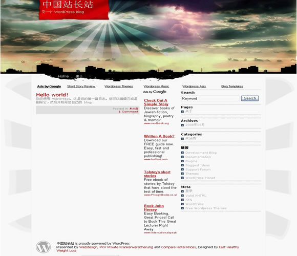 WordPress Sunset City模板_Yunyiwl.com_wordpress模板插图