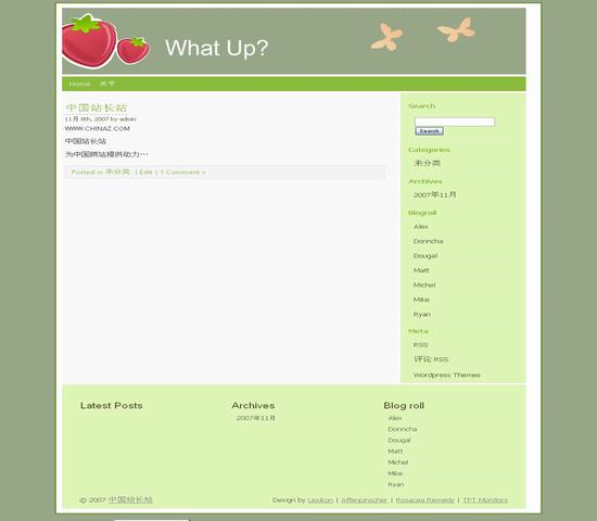 WordPress Strawberrys_Yunyiwl.com_主题模板插图