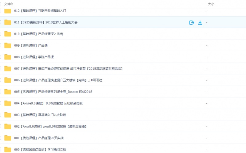 某宝购买的axure设计师UX视频教程