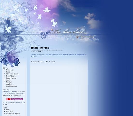 WordPress above模板_Yunyiwl.com_Yunyiwl.com插图