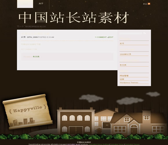 WordPress Happyville模板_Yunyiwl.com_主题下载插图