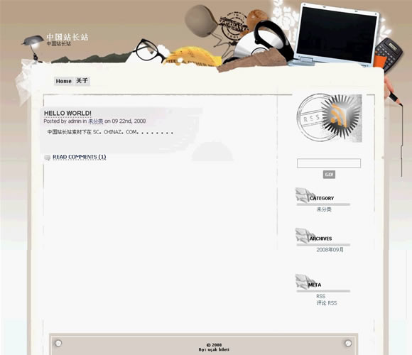 WordPress Desktop模板_Yunyiwl.com_wordpress主题插图
