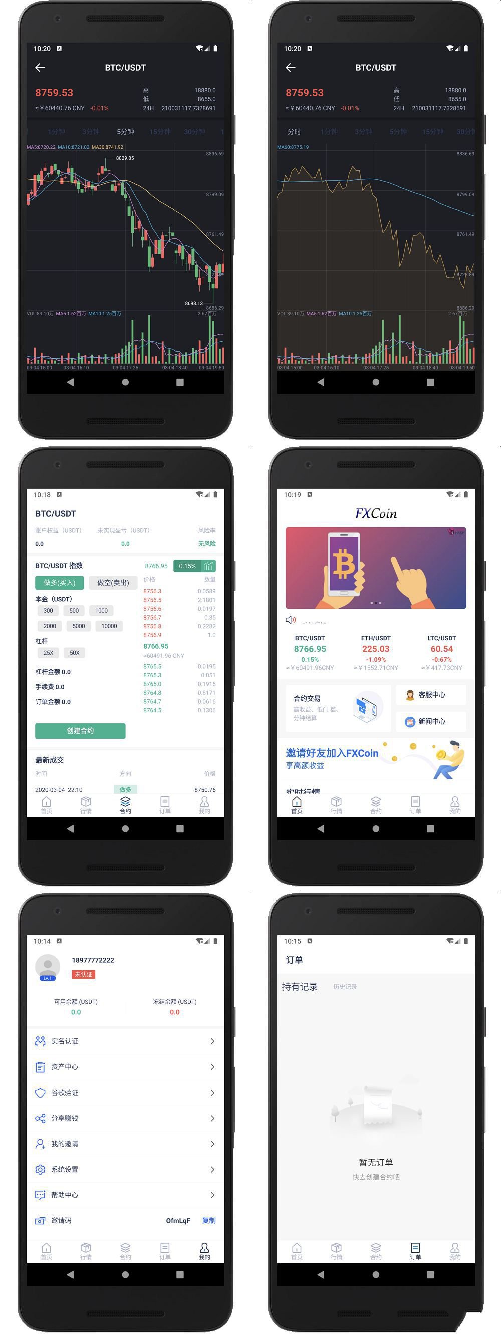 全新FXcoin交易所带杠杆合约控盘分销/fastadmin框架二开+APP源码