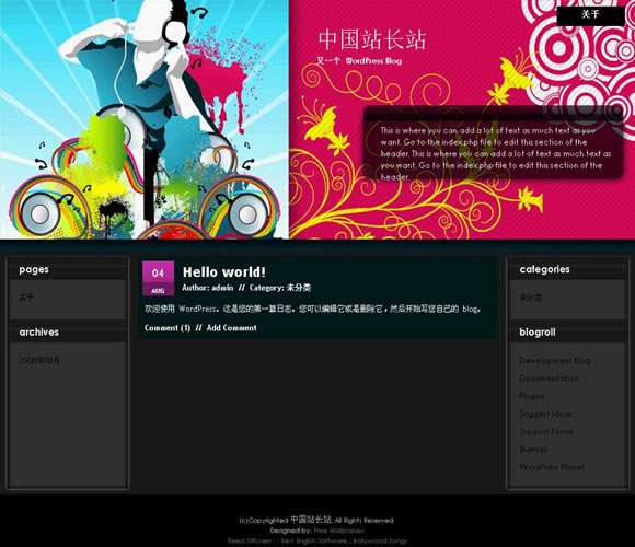 WordPress Pop Music模板_Yunyiwl.com_wordpress主题插图