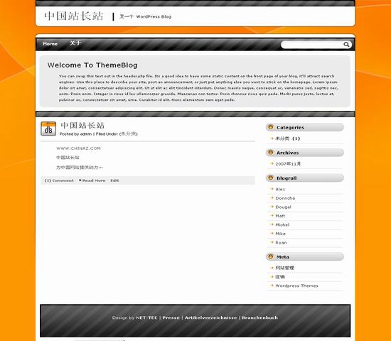 WordPress Tarantula_Yunyiwl.com_主题模板插图