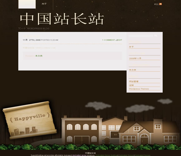 WordPress Happyville模板_Yunyiwl.com_wordpress模板插图