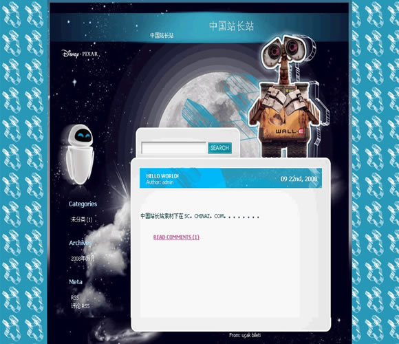 WordPress Wall-e模板_Yunyiwl.com_wordpress主题插图