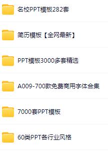 淘宝付费PPT模板 10000+套