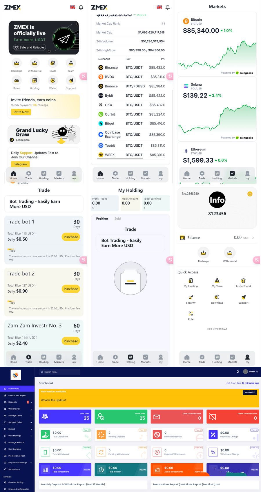 海外版AI量化区块链系统源码