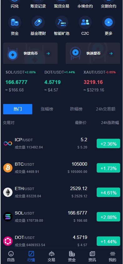 java综合交易所13国语言股票区块链外汇自带客服系统运营级