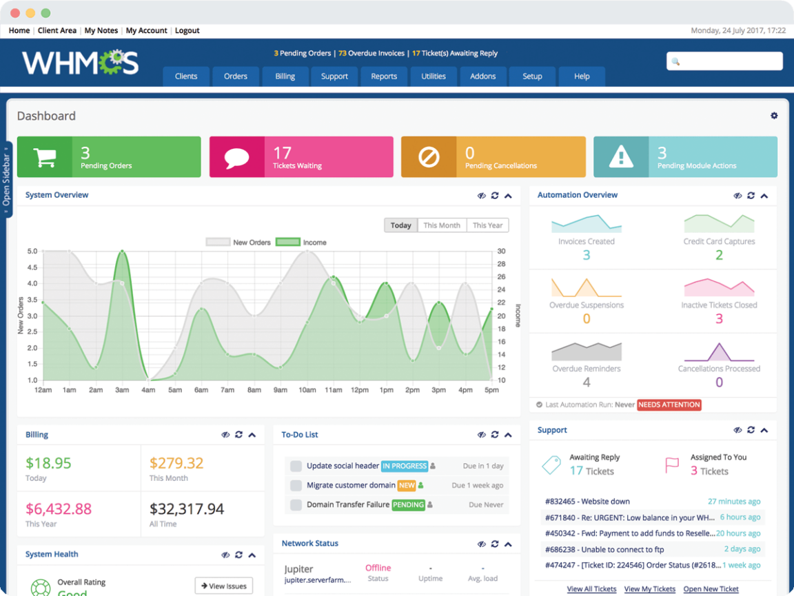 WHMCS v8.13.1 – 主机VPS系统虚机主机销售系统