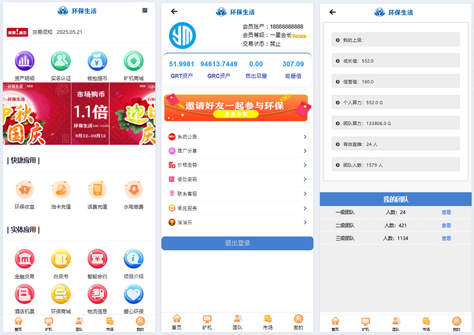 PHP区块链投资理财源码/云矿机算力挖矿系统/区块链虚拟币投资理财源码插图