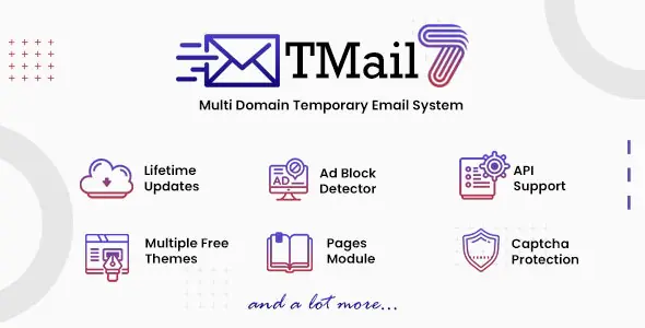 Tmail v7.9.1 - PHP多域名临时电子邮件系统