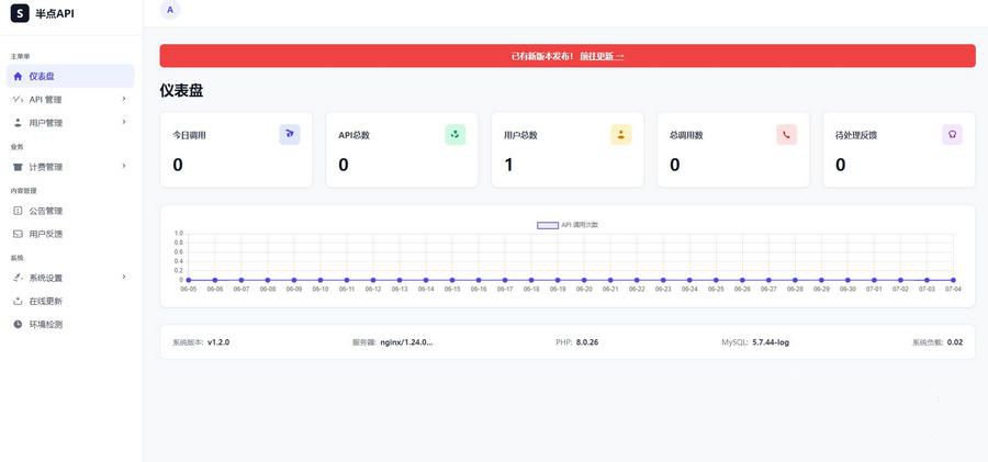 半点API计费系统(更新)php源码