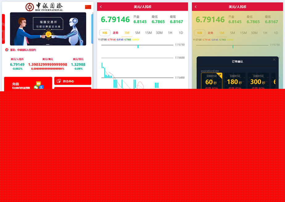 多语言微盘微交易所外汇微盘系统/中银国际理财系统/前端HTML后端PHP插图