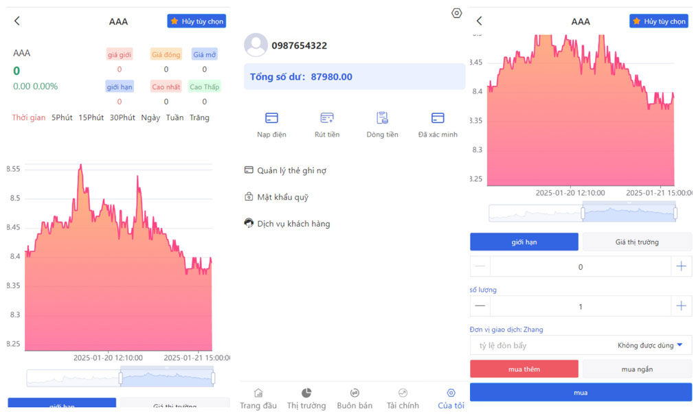 VUE版越南股票源码（含开源工程与搭建教程）插图1