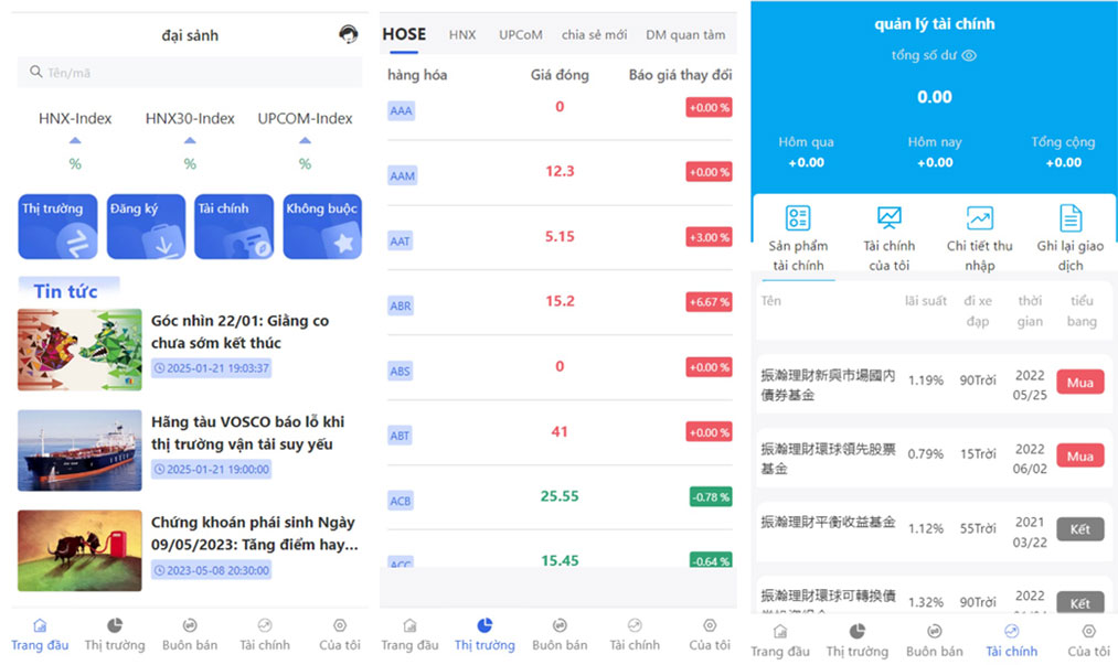 VUE版越南股票源码（含开源工程与搭建教程）