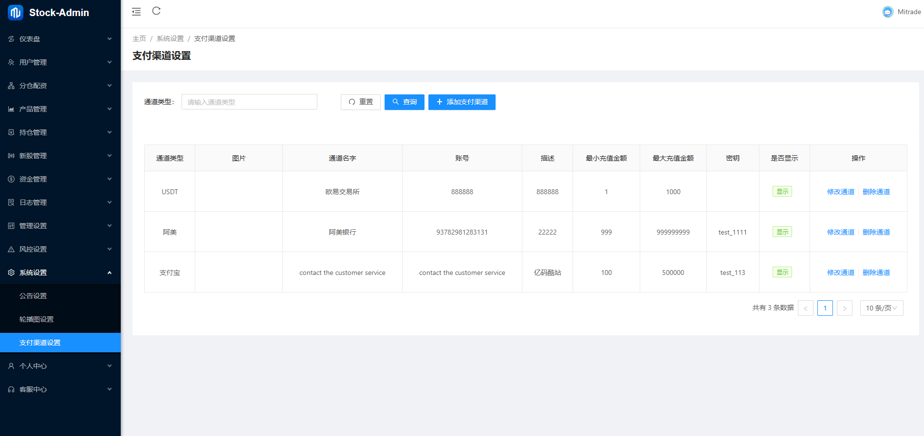Java股票交易系统源码分享/支持A股、新股申购与大宗交易功能插图4 Java股票交易系统源码分享/支持A股、新股申购与大宗交易功能插图4