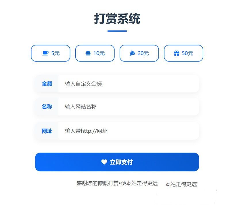 打赏排行榜源码 打赏源码WordPress