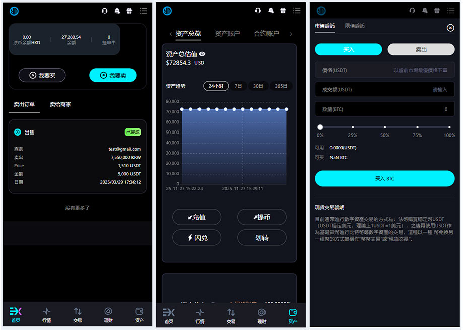 多语言数字资产综合交易所系统源码下载｜支持外汇、合约、跟单、AI量化及理财功能插图2