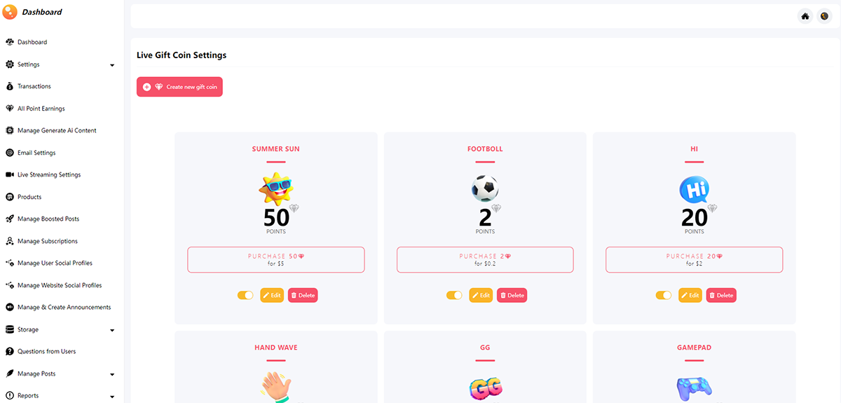 Dizzy社交平台源码开心版下载：内容创作者变现系统，支持订阅、付费内容与直播功能插图2