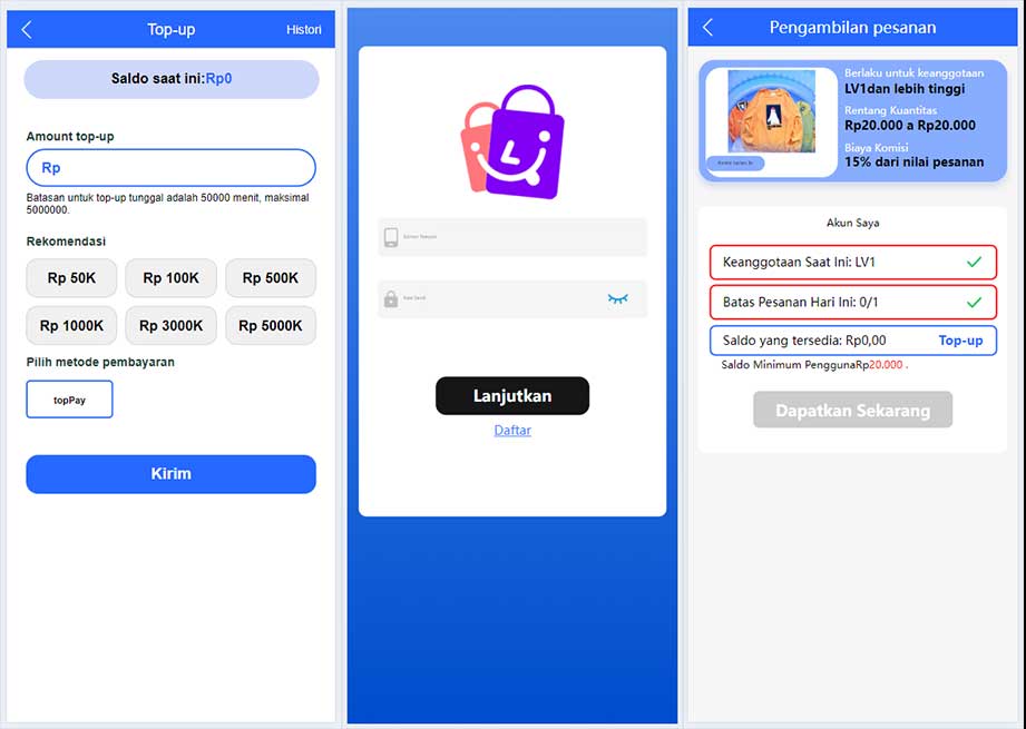 Thinkphp印尼语海外抢单商城源码下载/Toko Rabat插图2