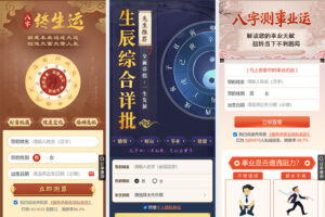 2026 丙午马年新版运势测算系统PHP源码下载/周易八字算命PHP平台/姓名测算+合婚取名插图1