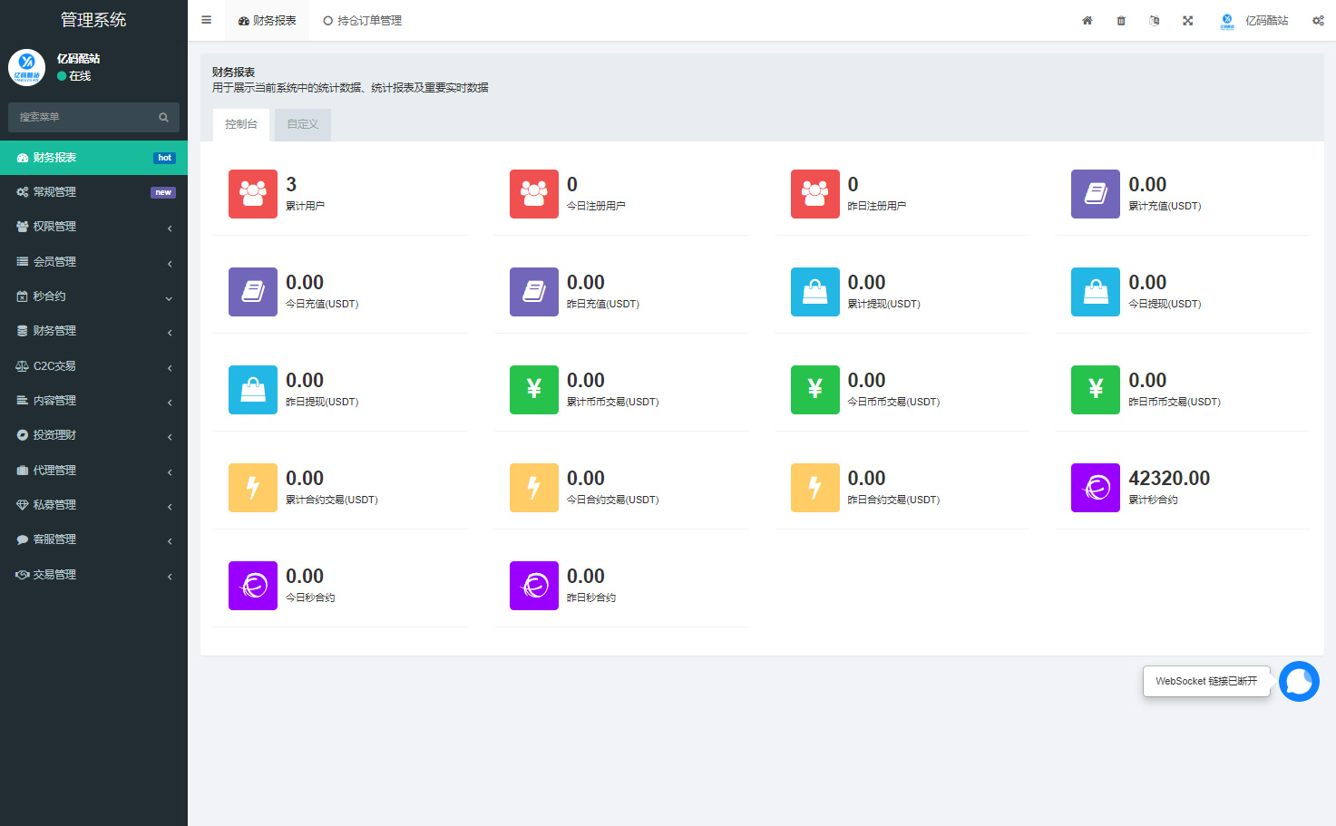 九国语言多功能数字货币交易所系统源码（秒合约 / 币币交易 / C2C / 质押理财完整版）插图7