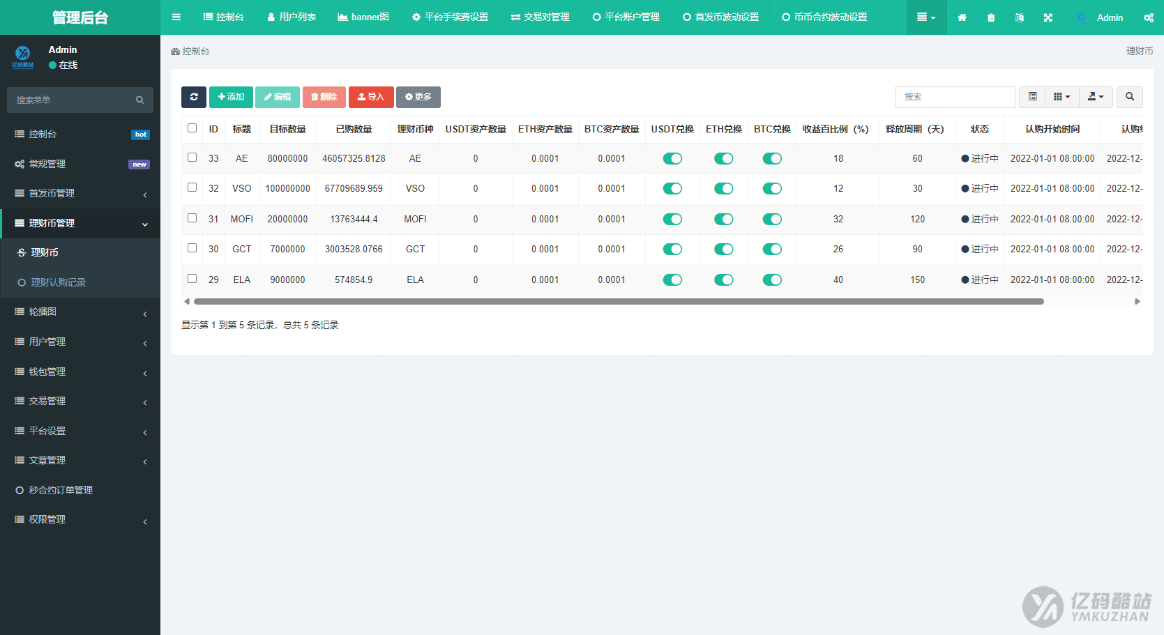 Hotcoin多语言区块链交易所源码下载/币币合约秒合约系统+质押理财平台源码插图11